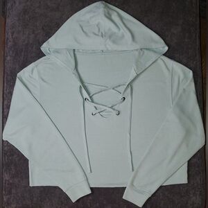 Express Cropped Hoodie